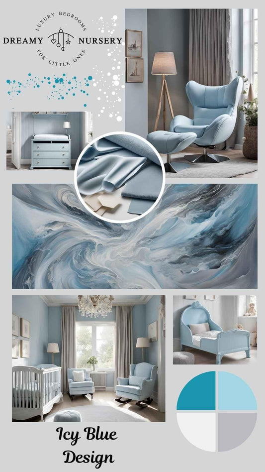 Colour Psychology 101: Choosing an Icy Blue Palette for Your Dreamy Nursery
