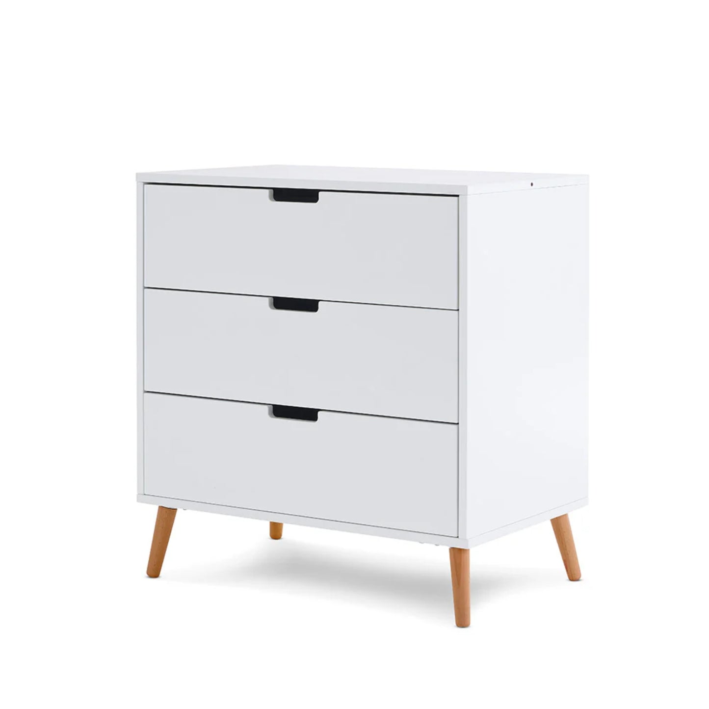 Obaby Maya Mini 2 Piece Room Set - White With Natural - Dreamy Nursery
