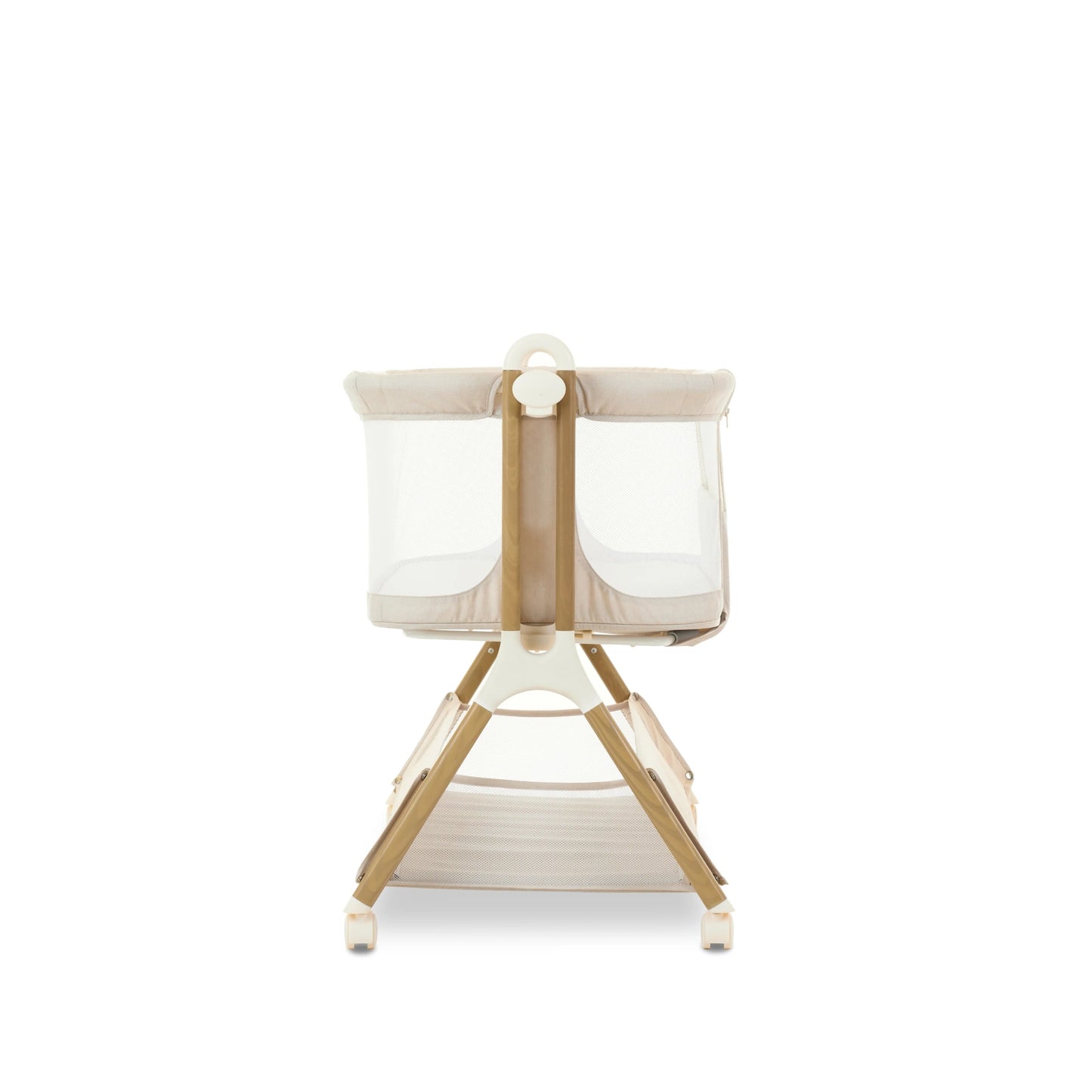 Obaby Cloud Bedside Crib - Oatmeal - Dreamy Nursery