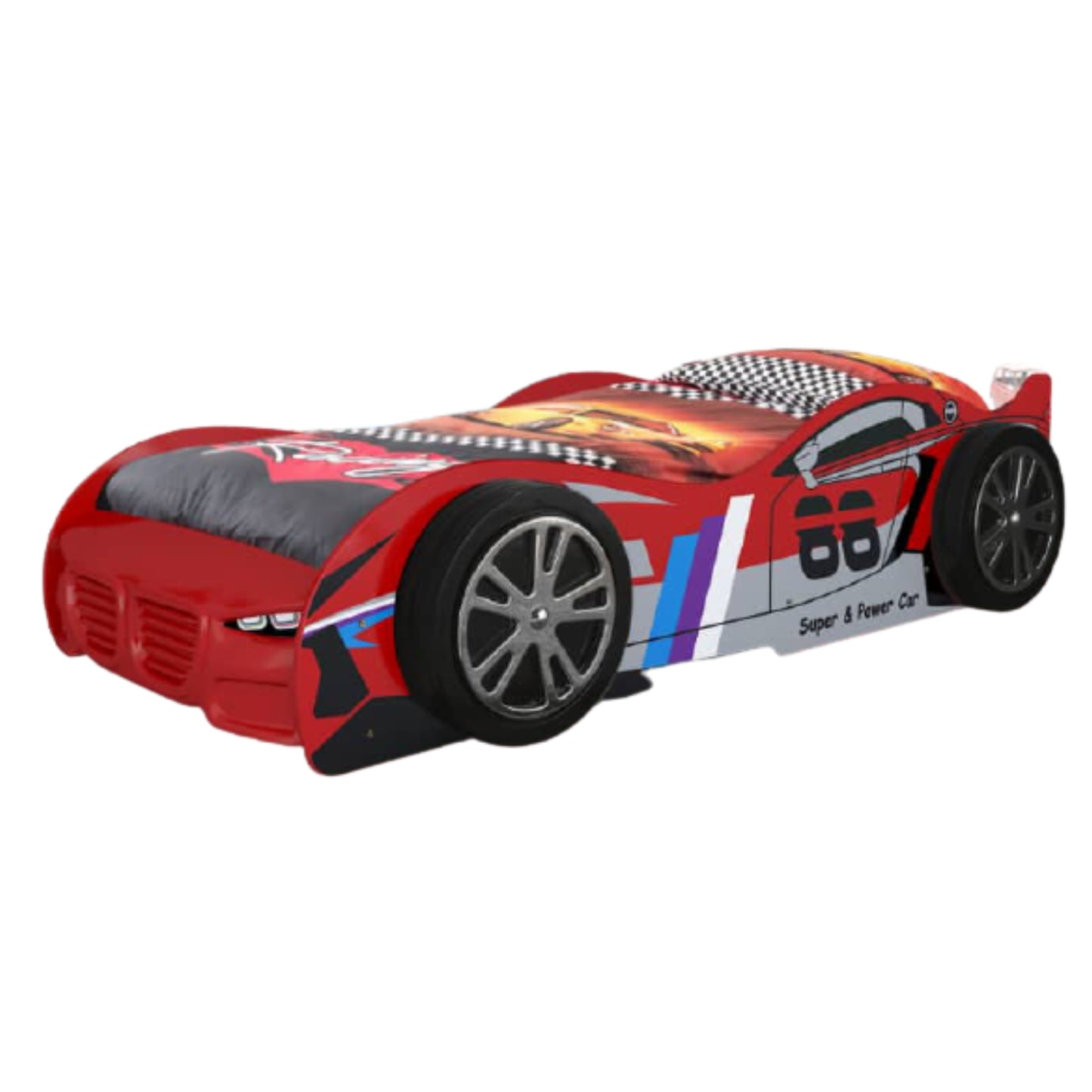 The Artisan Bed Company Turbo Racing Car Bed - Red - Dreamy Nursery