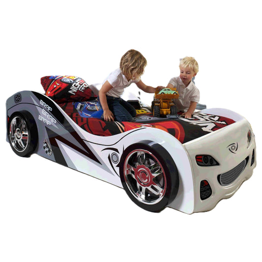 The Artisan Bed Company Classic Touring Single Car Bed - White - Dreamy Nursery