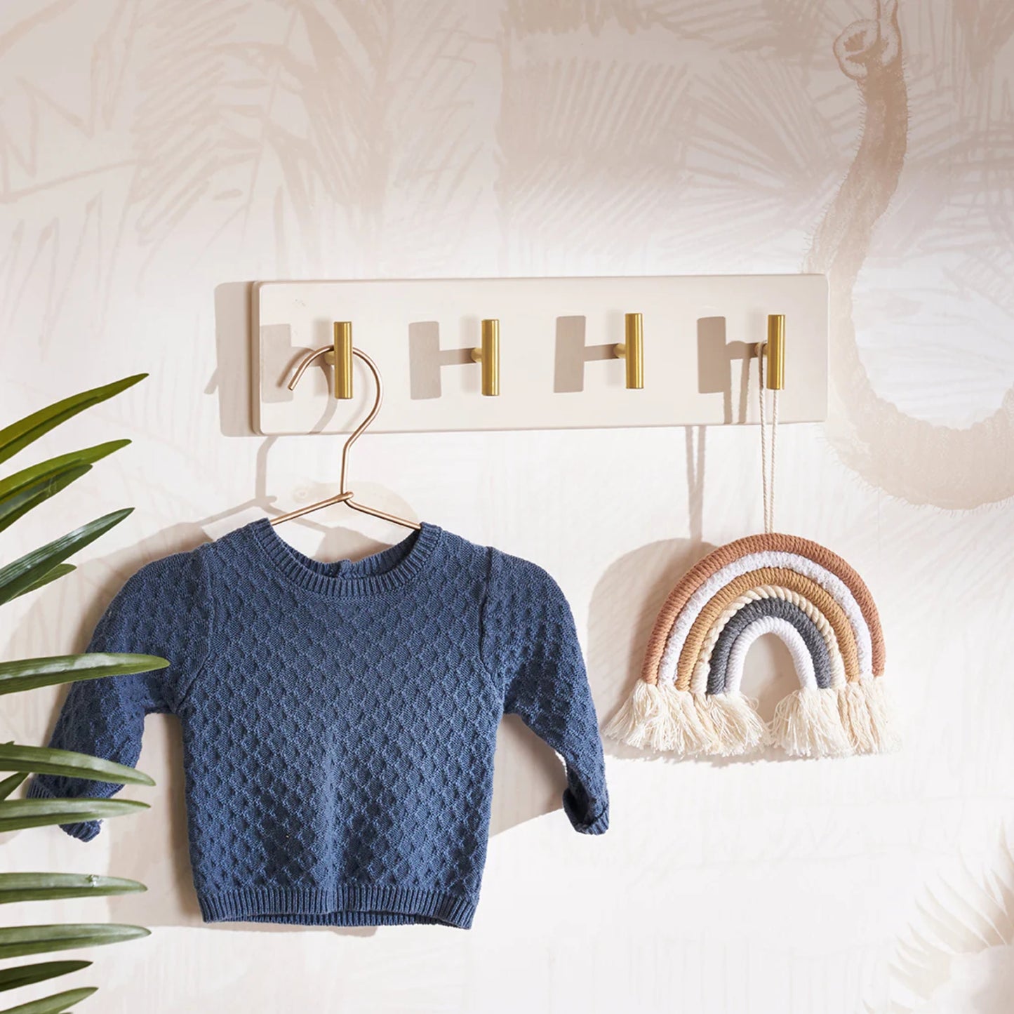 Obaby Evie Wall Hook - Cashmere - Dreamy Nursery