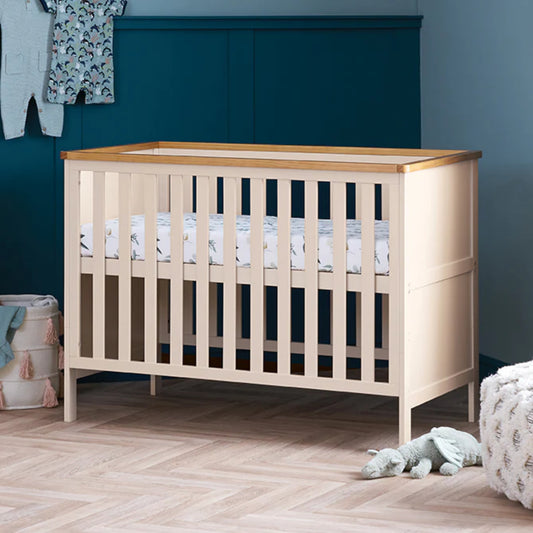 Obaby Evie Mini Cot Bed - Cashmere - Dreamy Nursery