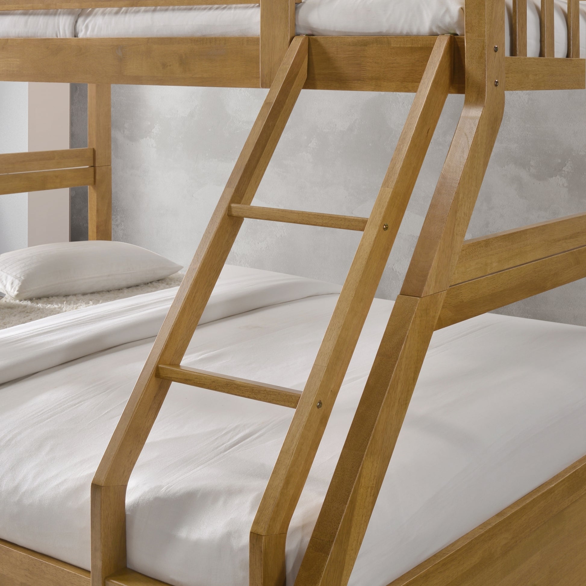 The Artisan Bed Company Three Sleeper Bunk Bed - Oak - Dreamy Nursery