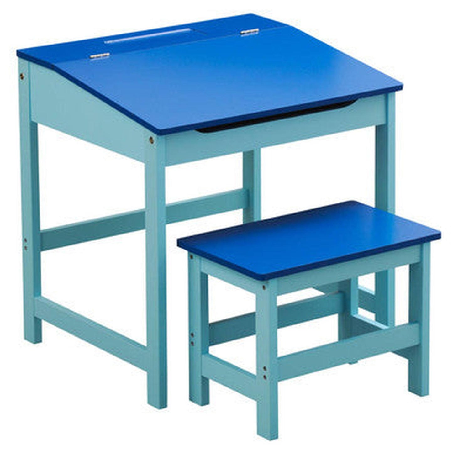 Orsina Jordan Childrens Desk And Stool - Blue