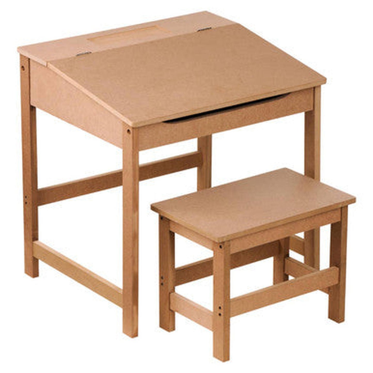Orsina Jordan Childrens Desk And Stool - Natural
