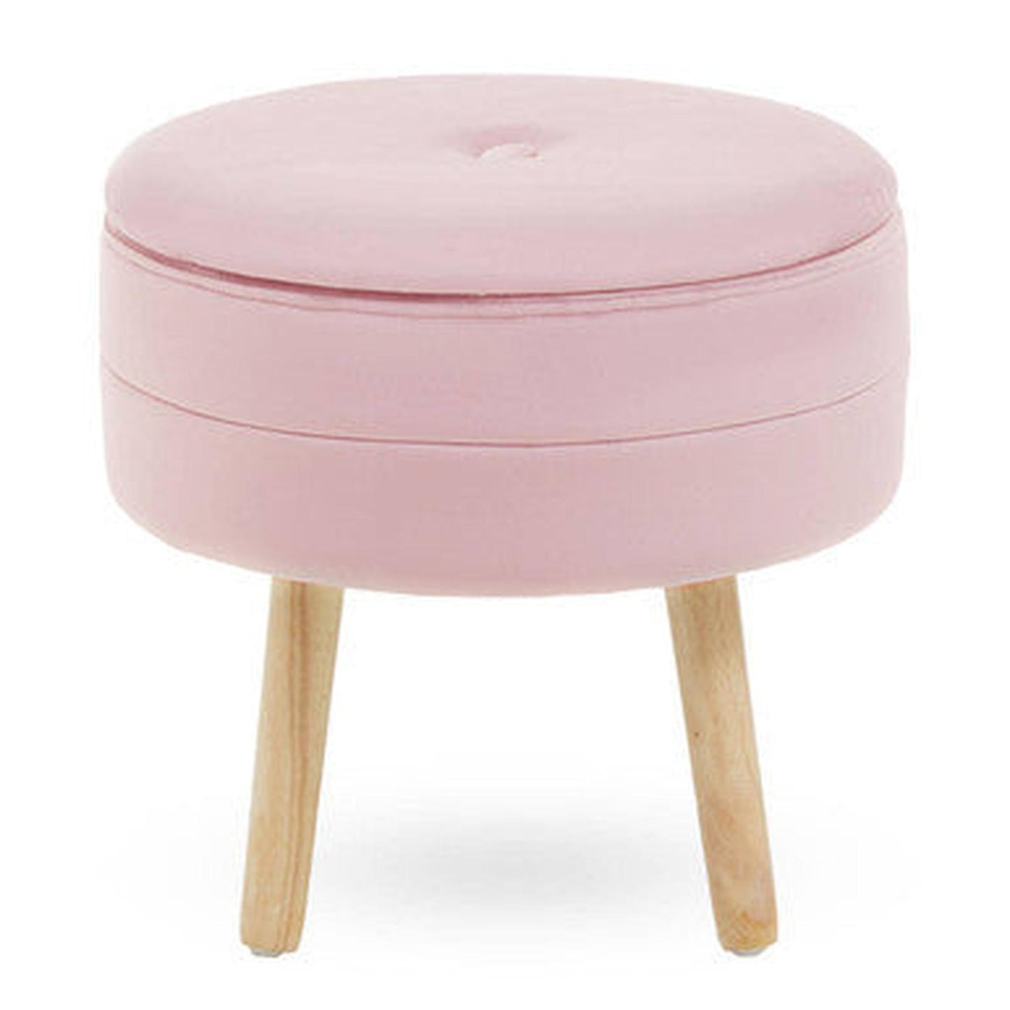 Orsina Ivy Velvet Stool - Pink