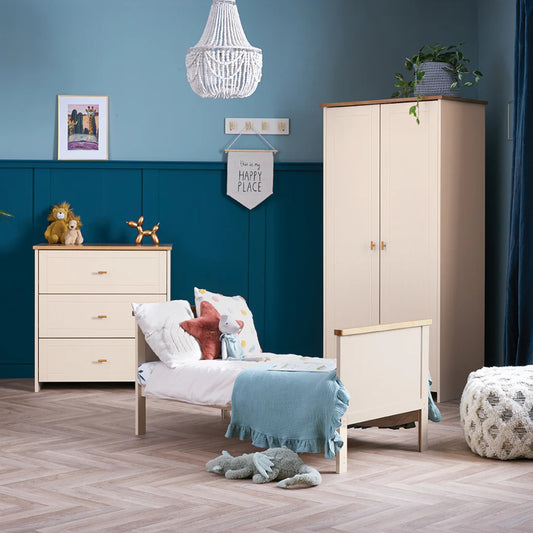 Obaby Evie Mini Cot Bed - Cashmere - Dreamy Nursery