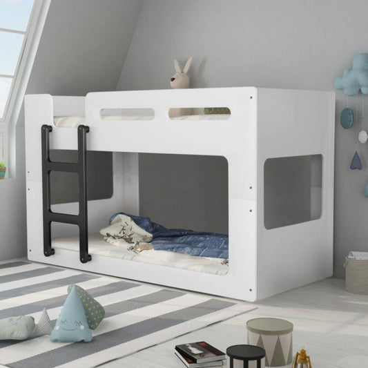 The Artisan Bed Company Low Bunk Bed - White - Dreamy Nursery