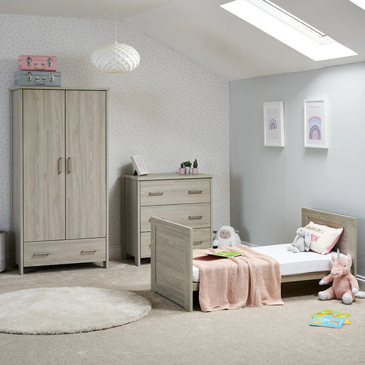 Obaby Nika Cot Bed - Grey Wash