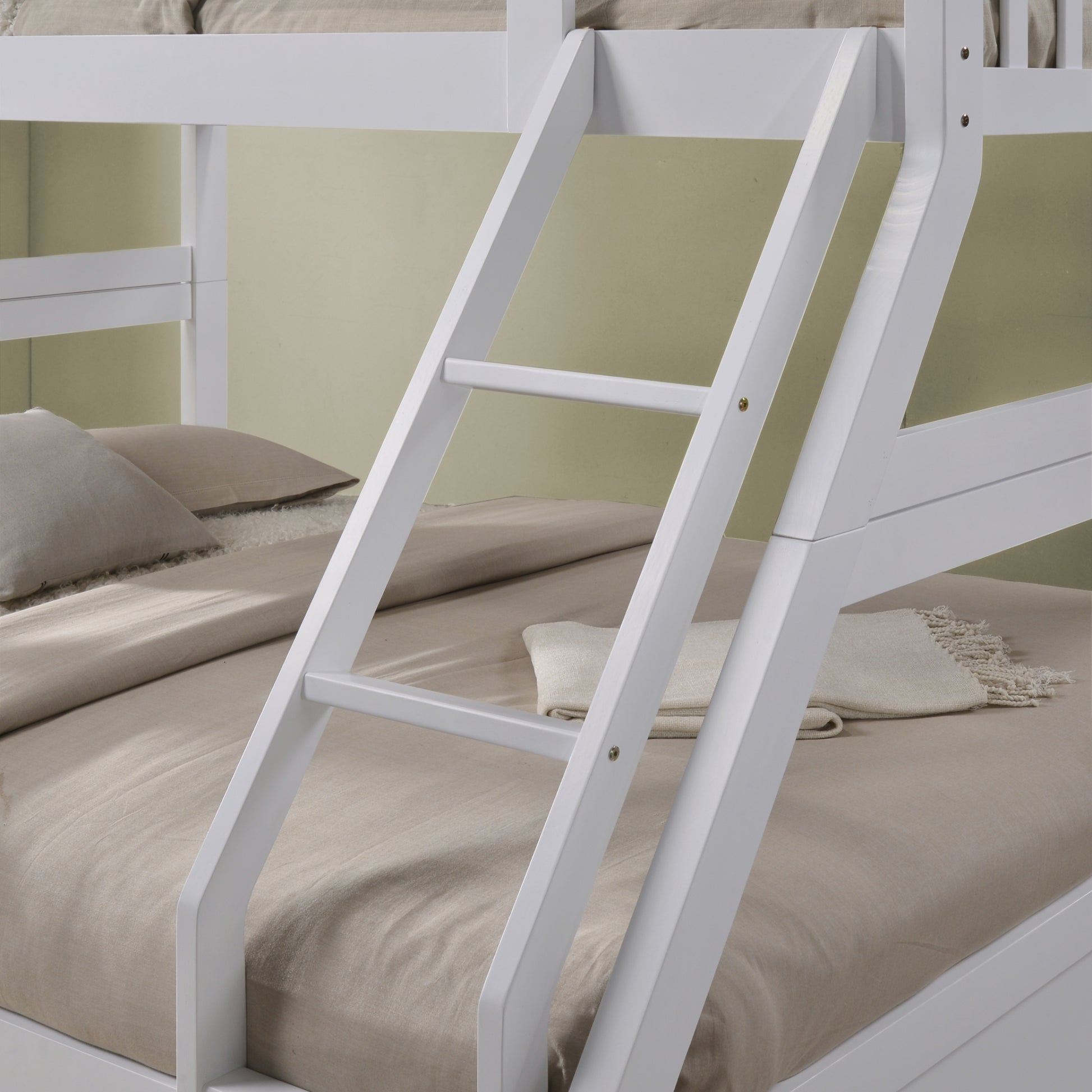 The Artisan Bed Company Three Sleeper Bunk Bed - White - Dreamy Nursery