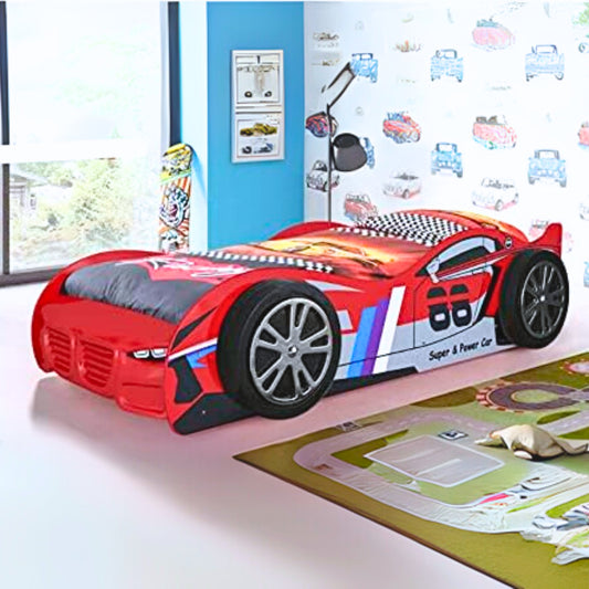 The Artisan Bed Company Turbo Racing Car Bed - Red - Dreamy Nursery