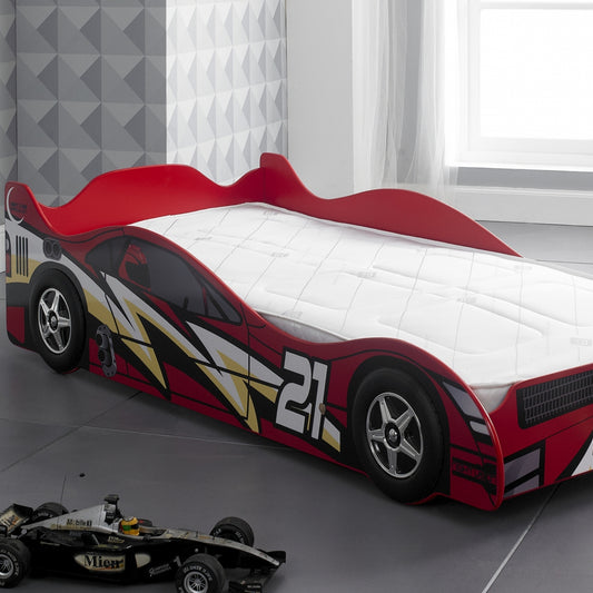 The Artisan Bed Company Single Car Bed - Red - Dreamy Nursery