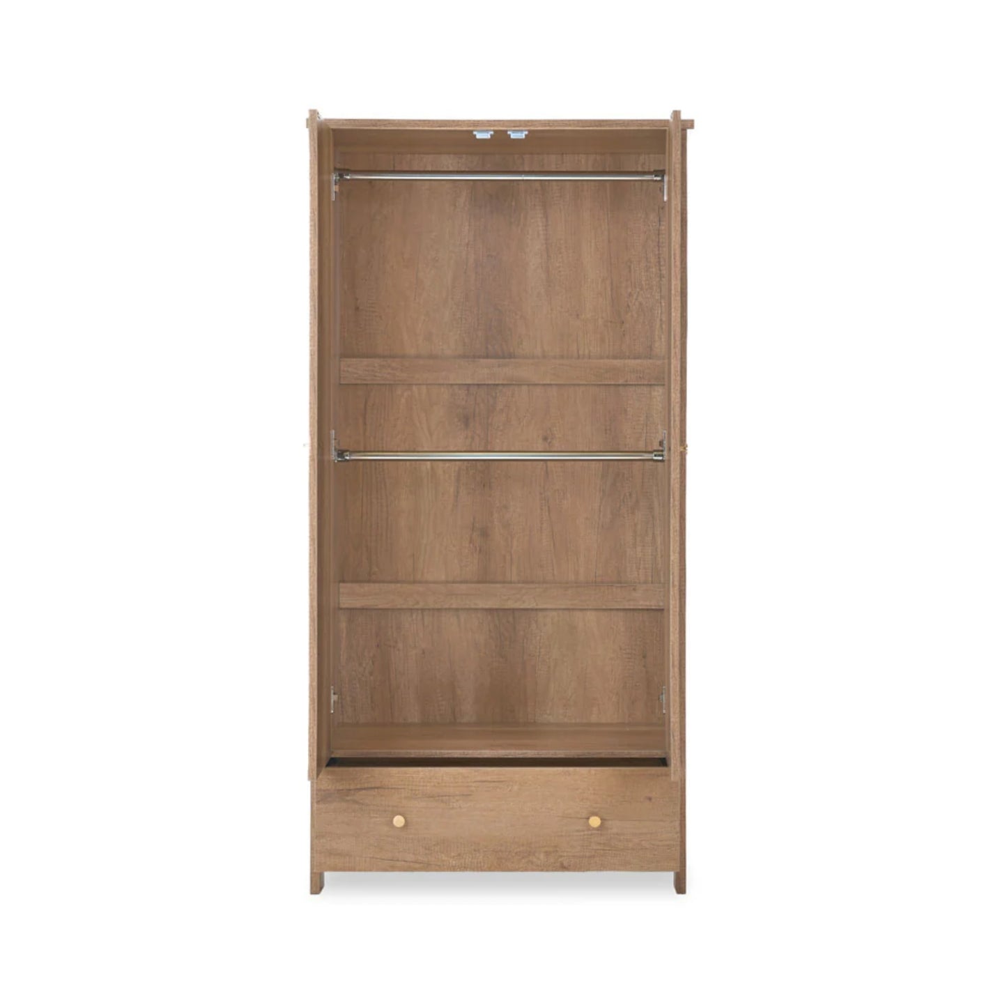 Obaby Nika Double Wardrobe - Oak