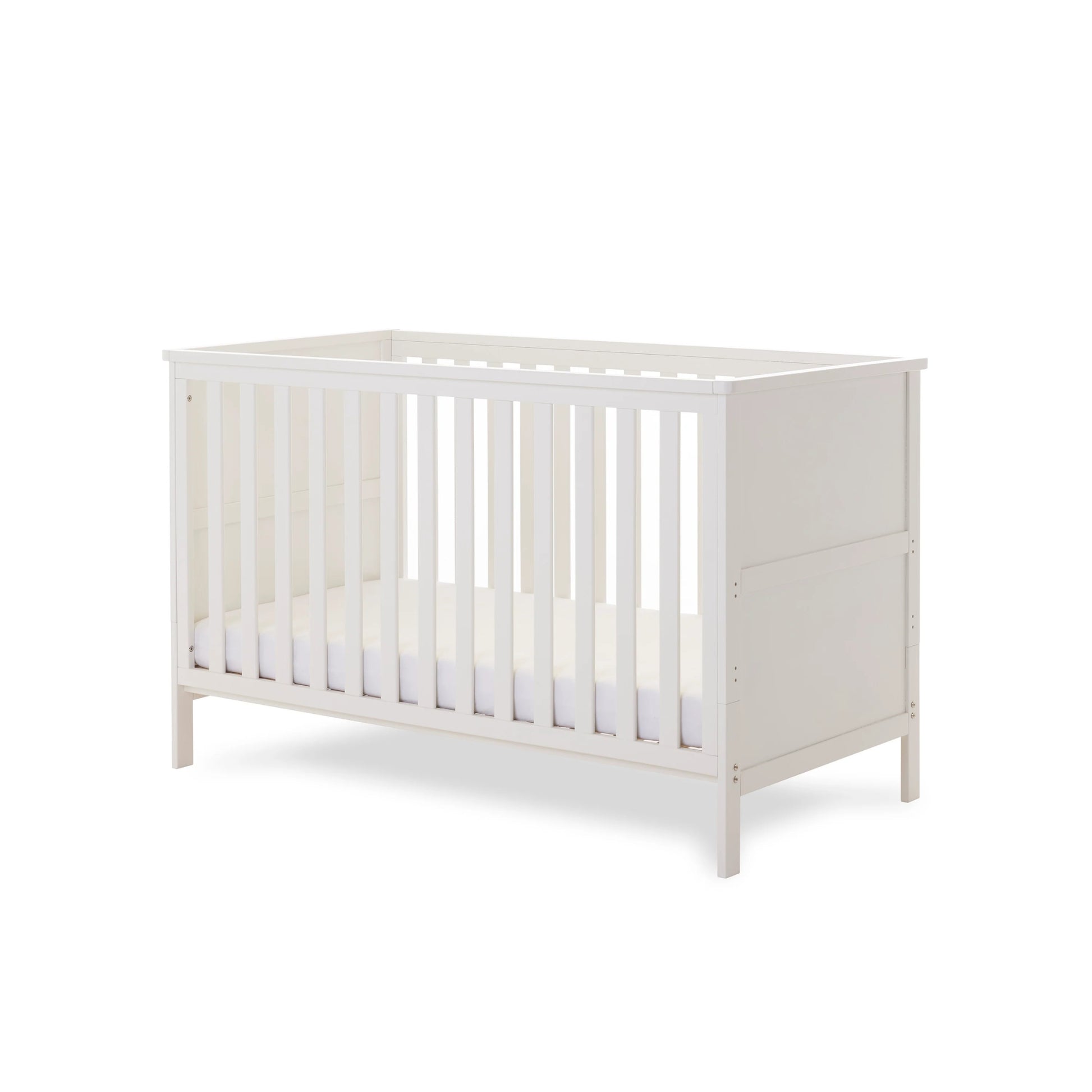 Obaby Evie Cot Bed - White - Dreamy Nursery