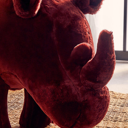 Orsina Rhino Animal Chair - Maroon