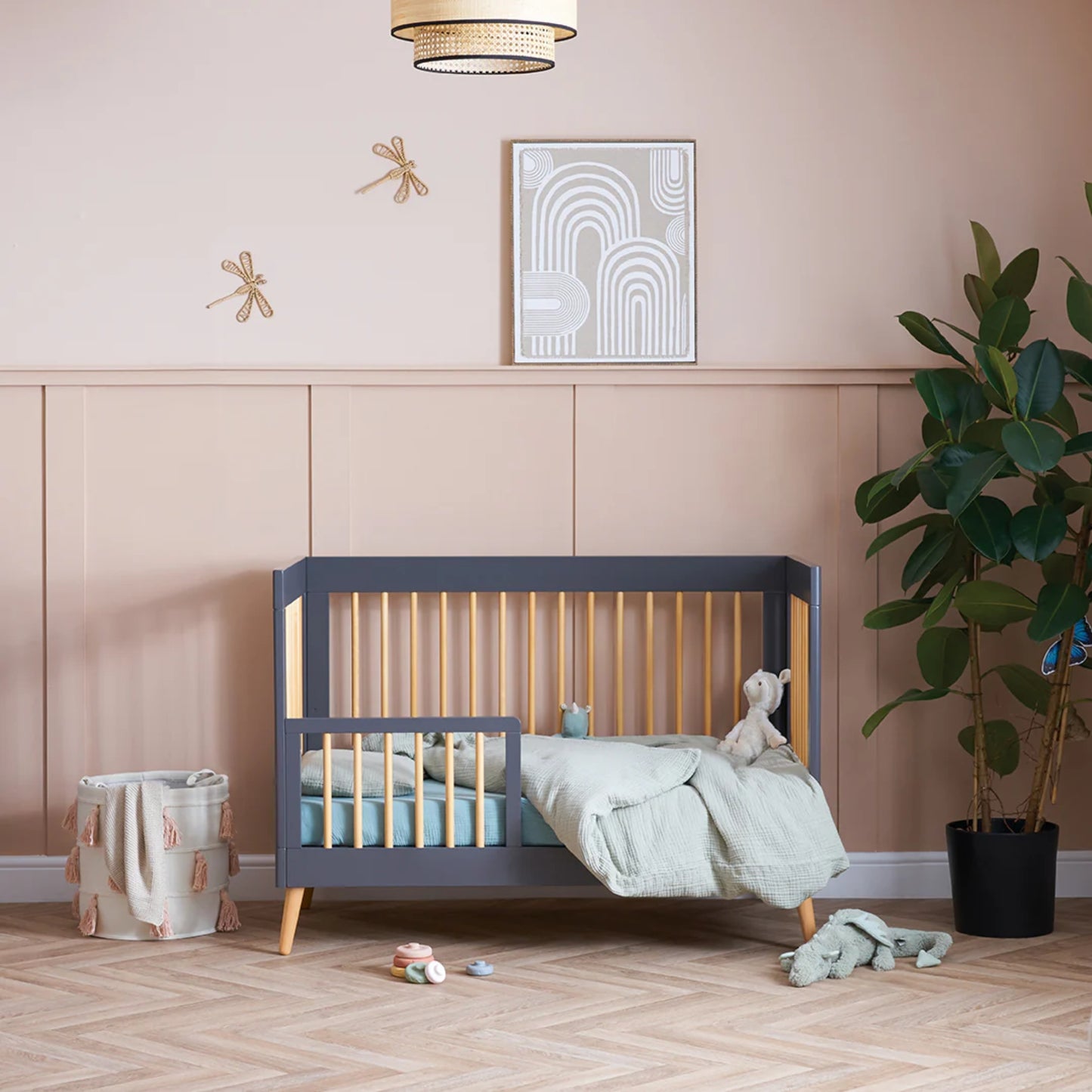 Obaby Maya Mini 2 Piece Room Set - Slate - Dreamy Nursery
