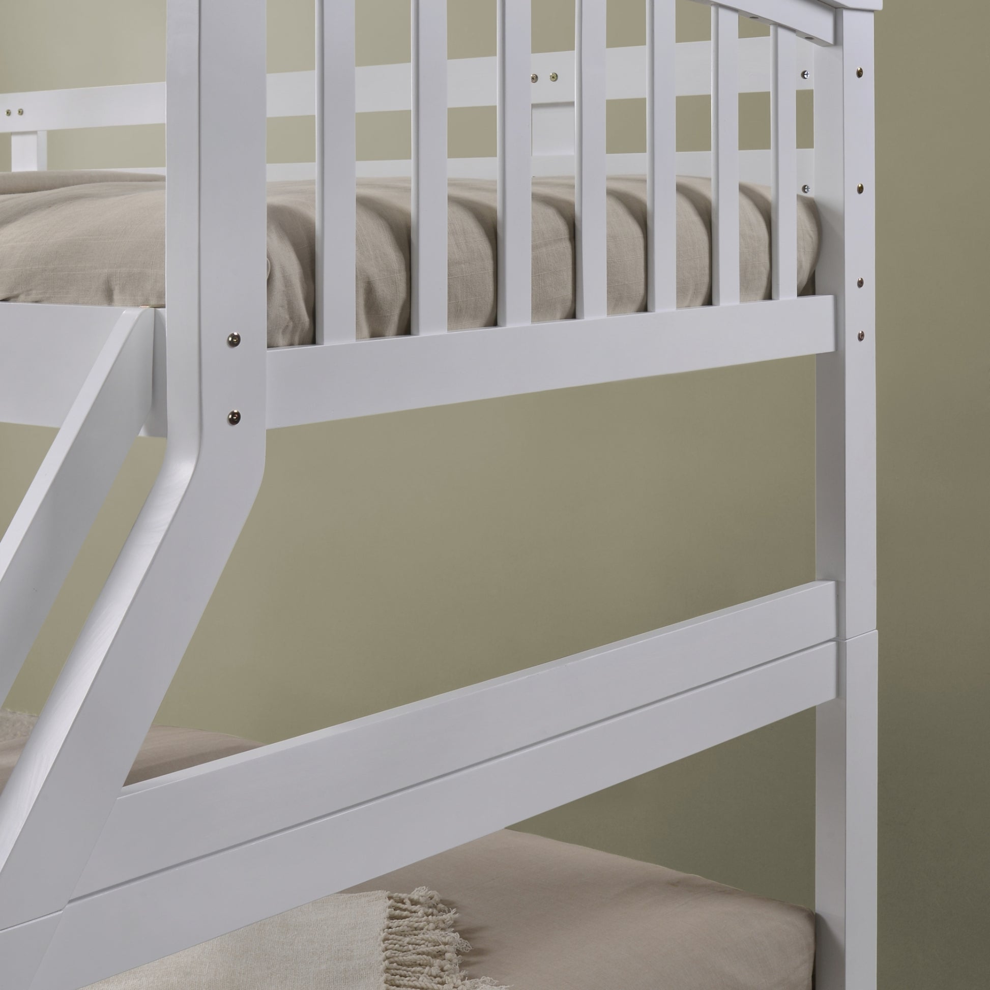 The Artisan Bed Company Three Sleeper Bunk Bed - White - Dreamy Nursery