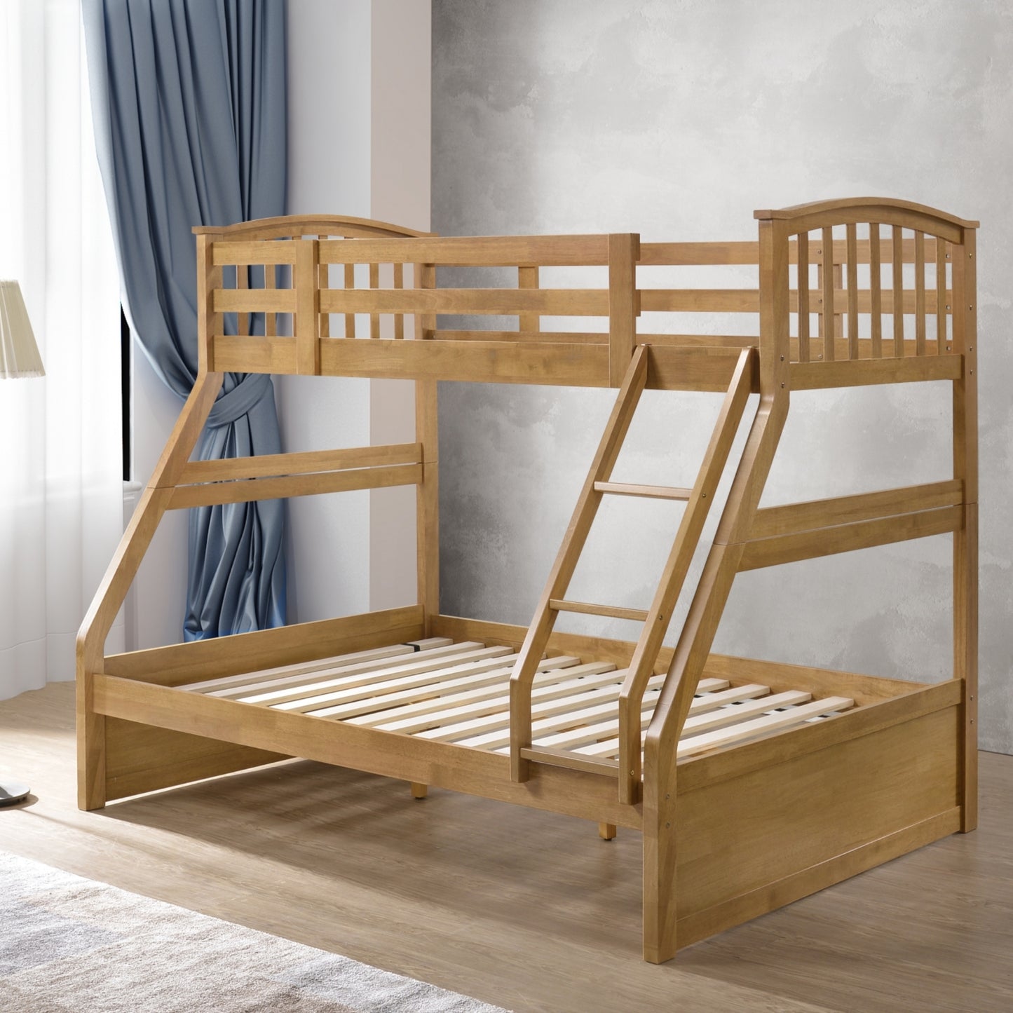 The Artisan Bed Company Three Sleeper Bunk Bed - Oak - Dreamy Nursery