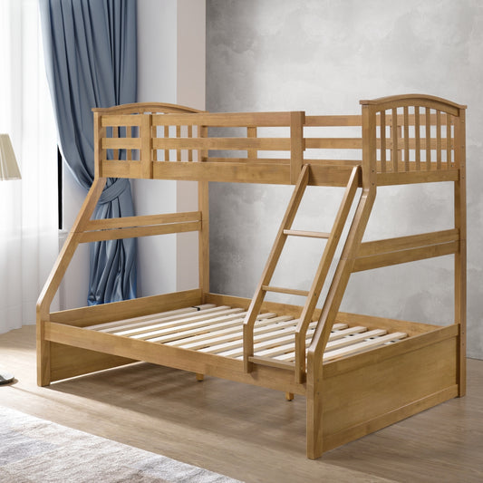 The Artisan Bed Company Three Sleeper Bunk Bed - Oak - Dreamy Nursery