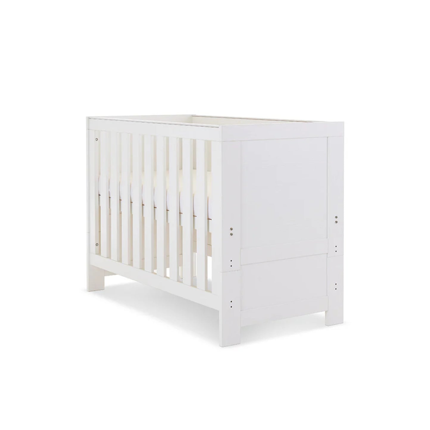Obaby Nika Cot Bed - White Wash