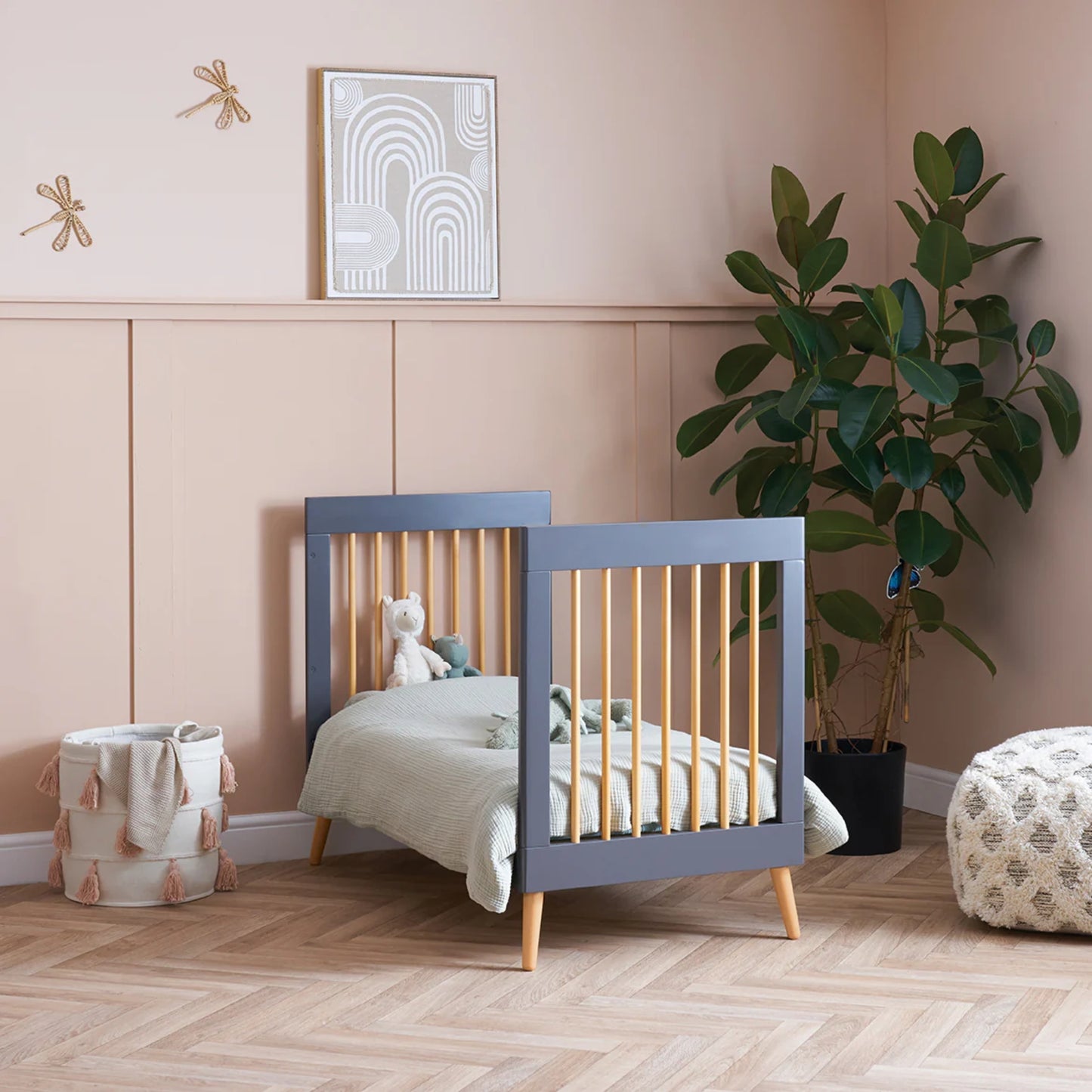 Obaby Maya Mini 2 Piece Room Set - Slate - Dreamy Nursery