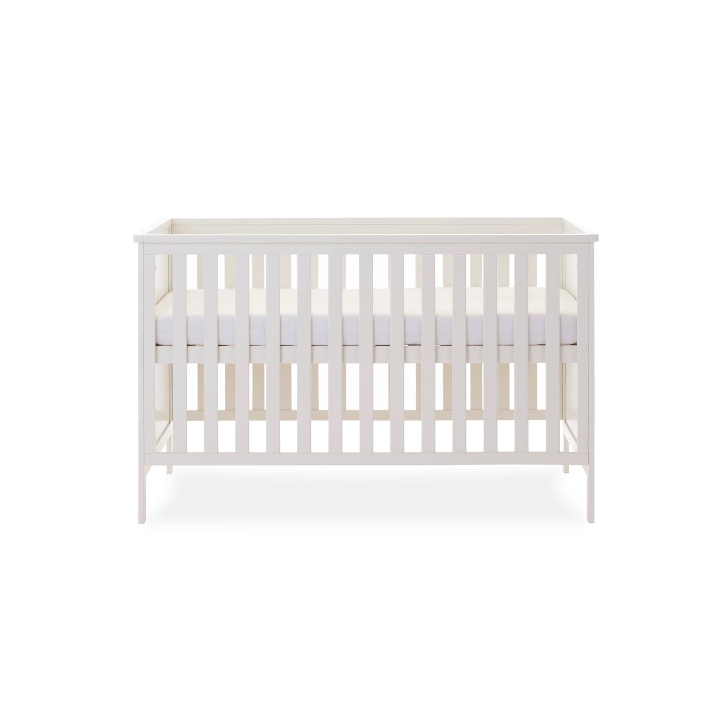 Obaby Evie Cot Bed - White - Dreamy Nursery