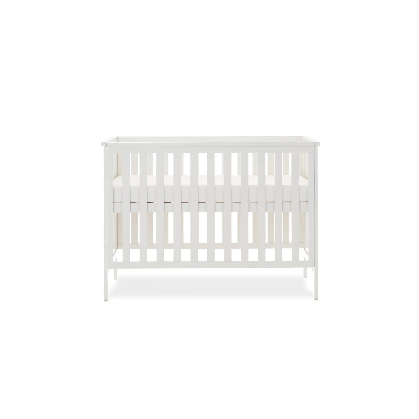 Obaby Evie Mini Cot Bed - White - Dreamy Nursery