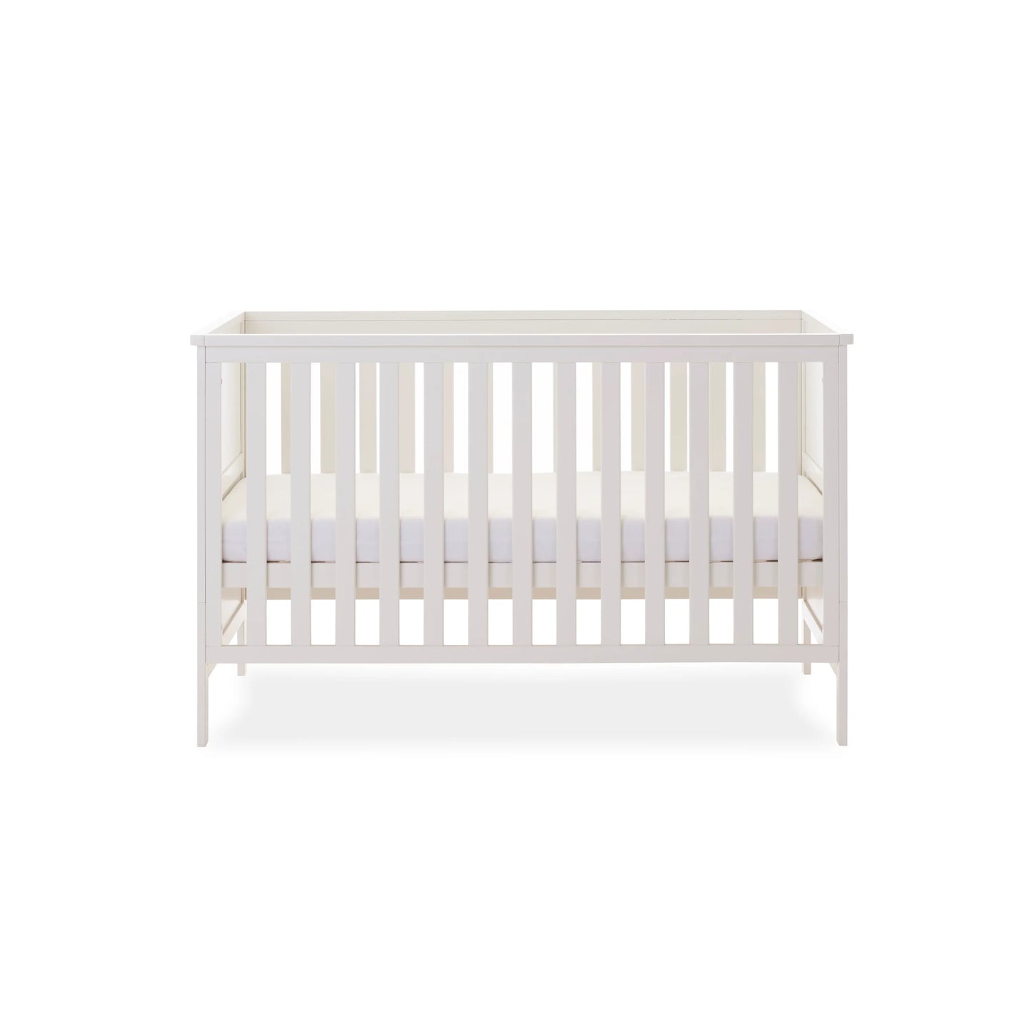 Obaby Evie Cot Bed - White - Dreamy Nursery