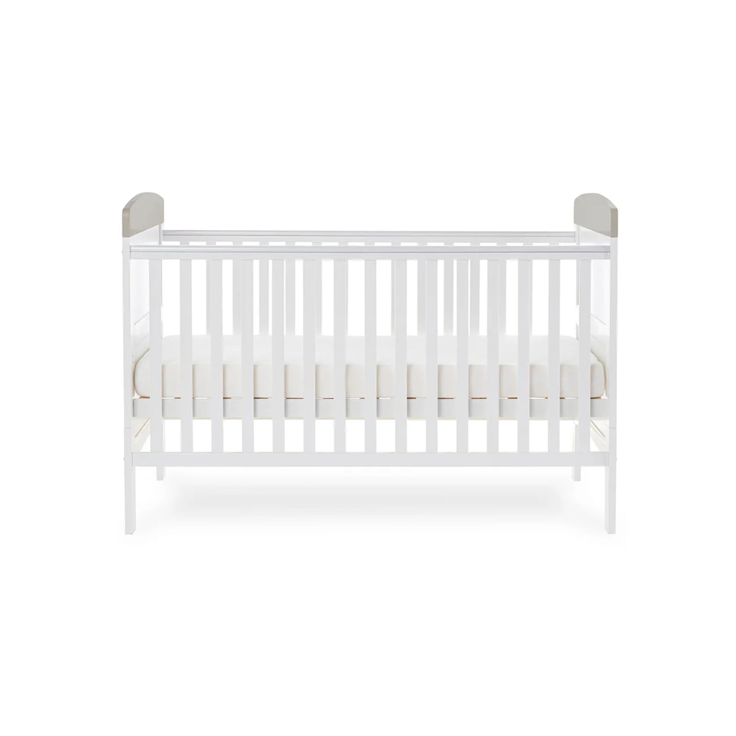 Obaby Grace Inspire Cot Bed - Hello World Koala (White with Grey)