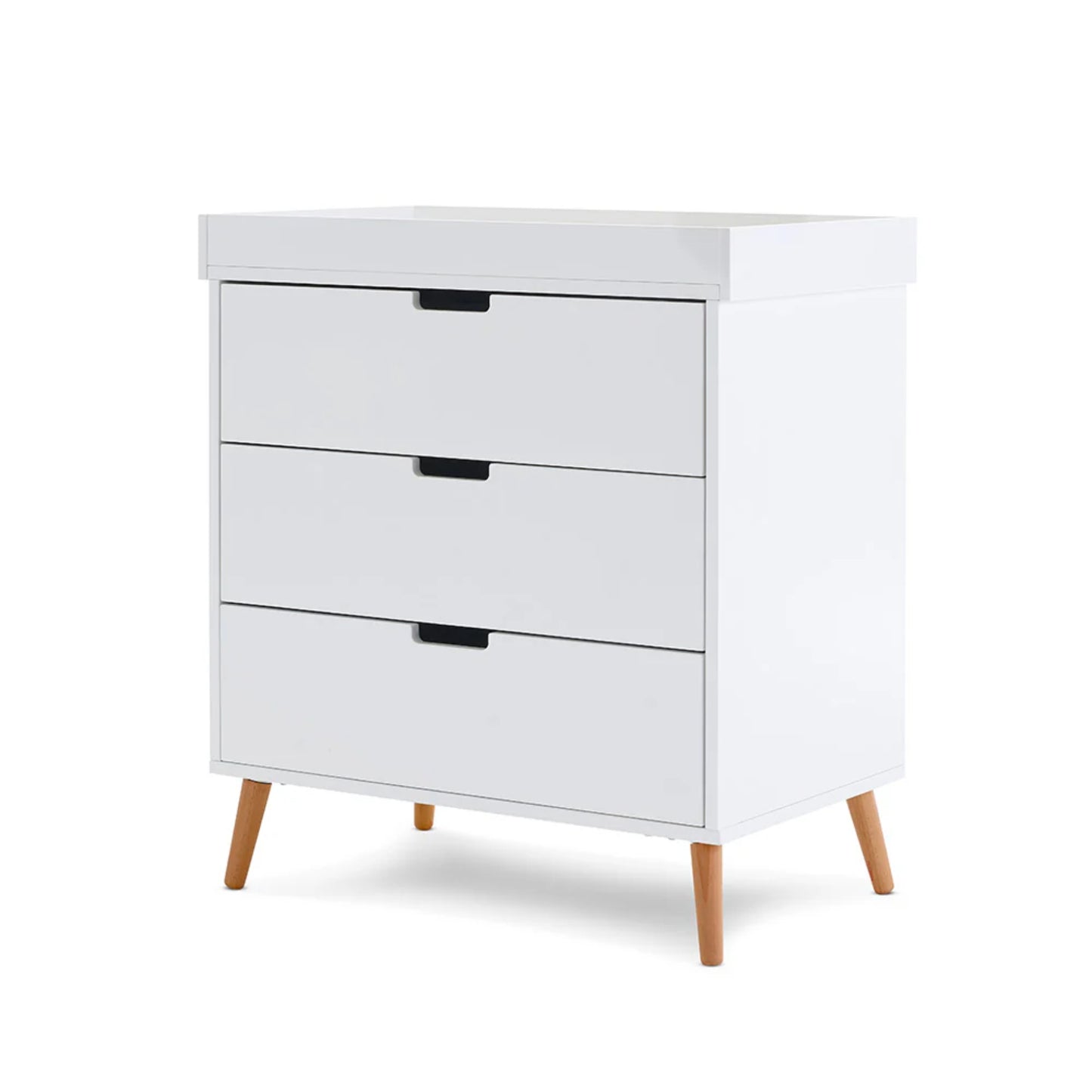 Obaby Maya Mini 2 Piece Room Set - White With Natural - Dreamy Nursery