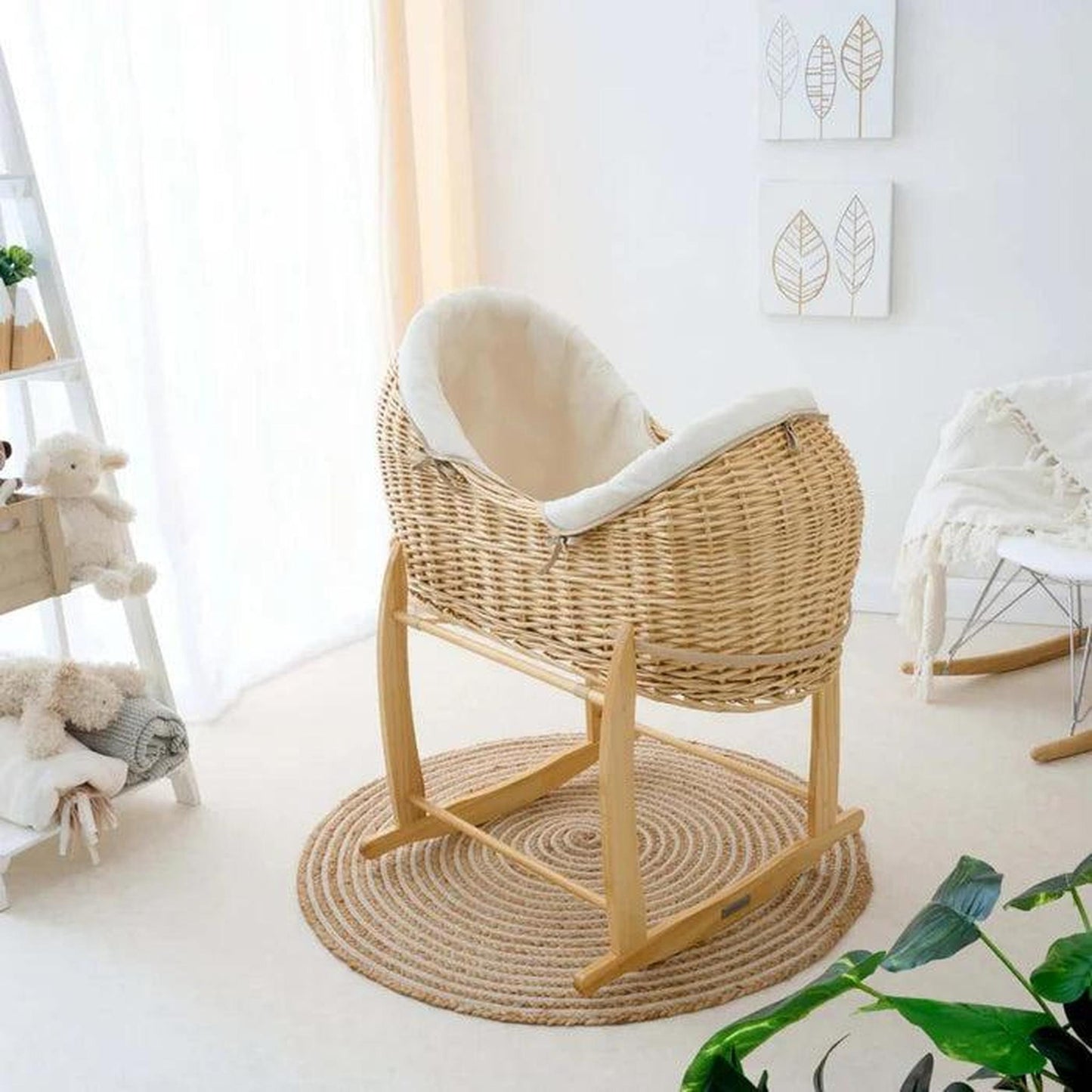 Clair De Lune Noah Pod (w/Rocking Stand) - Cream