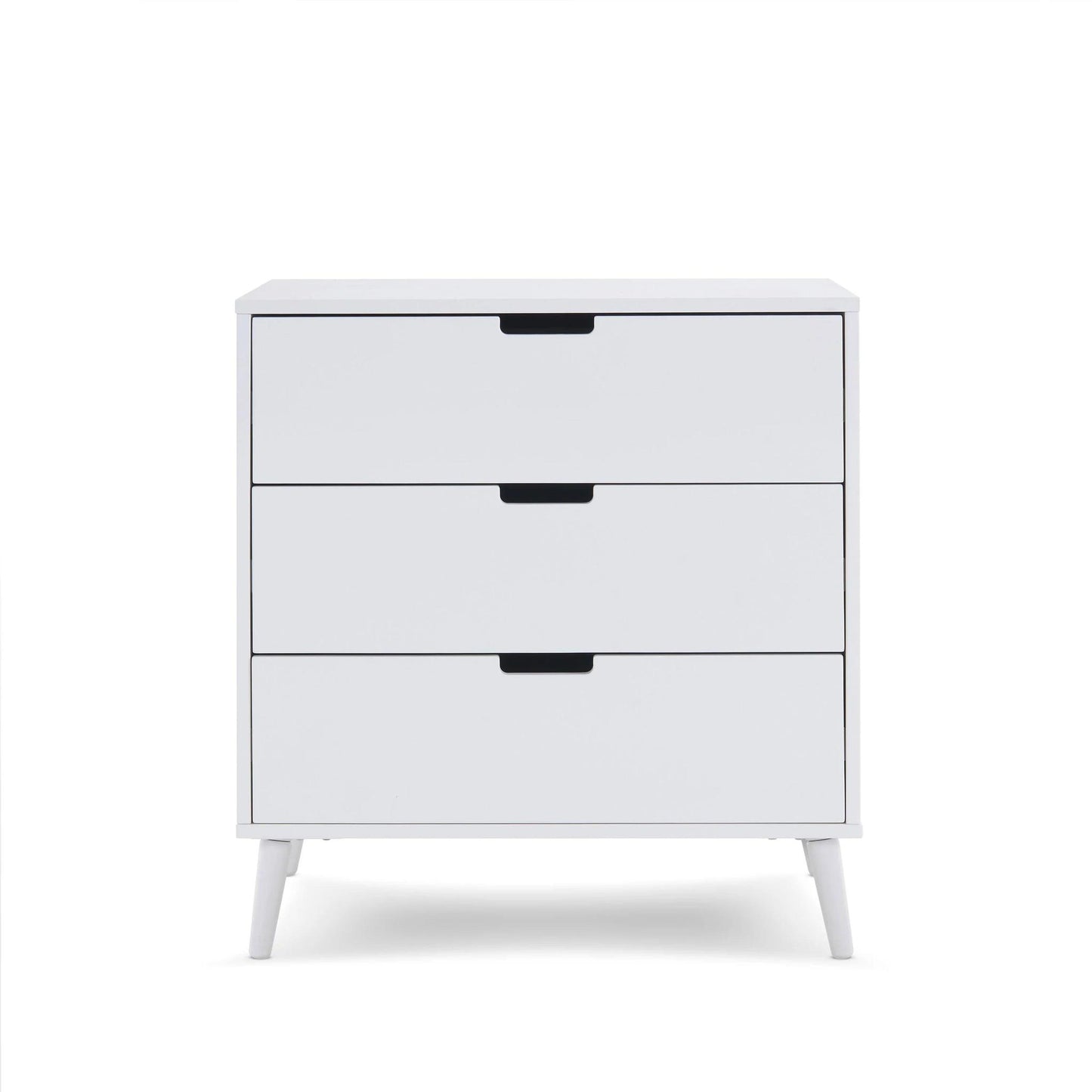 Obaby Maya 3 Piece Room Set - White with Acrylic-Dreamy Nursery