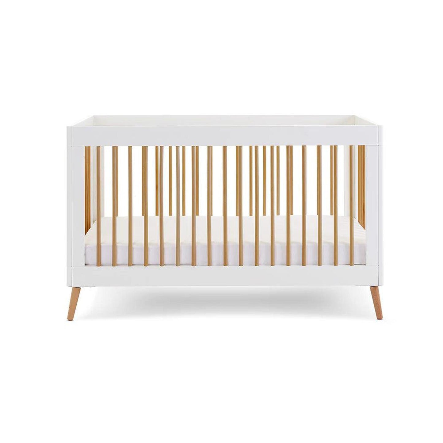 Obaby Maya 2 Piece Room Set - White with Natural-Dreamy Nursery