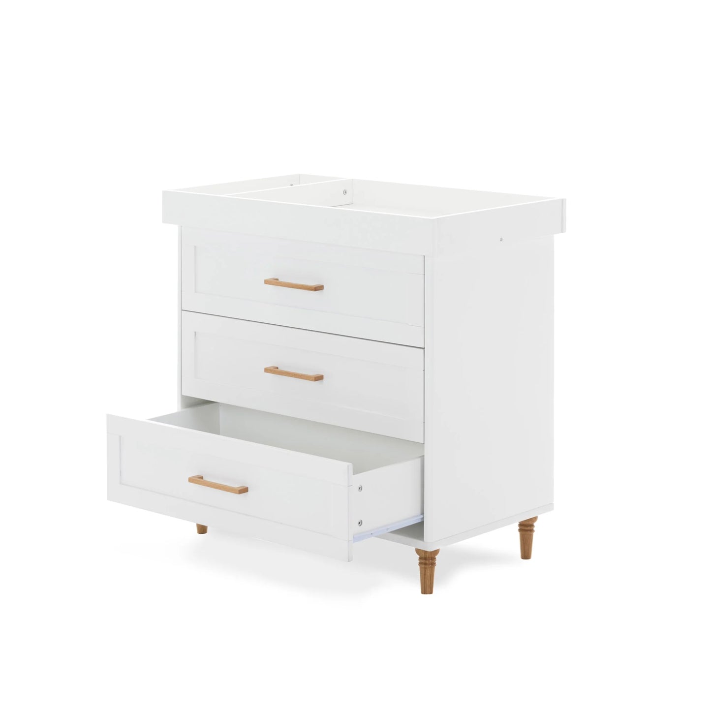 Obaby Orla 2 Piece Room Set - White with Oak-Dreamy Nursery