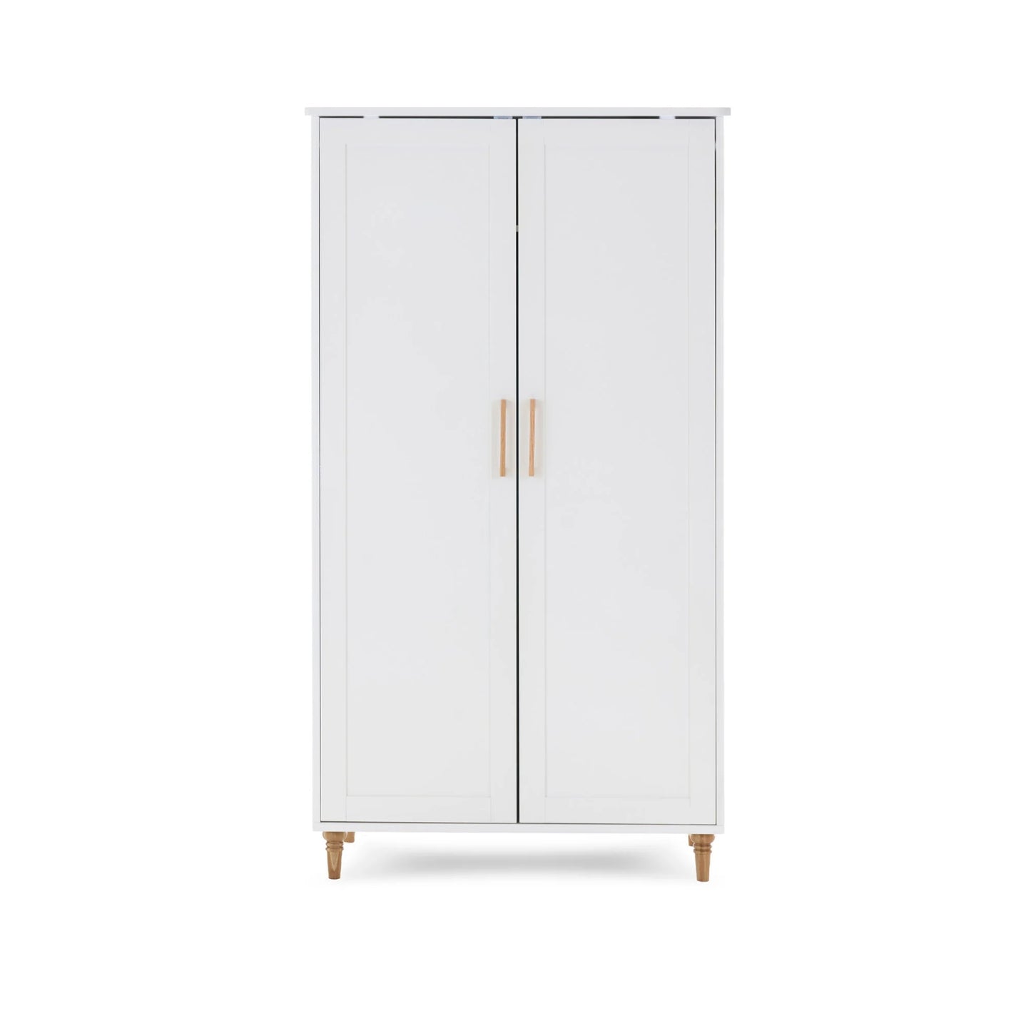 Obaby Orla Double Wardrobe - White with Oak-Dreamy Nursery