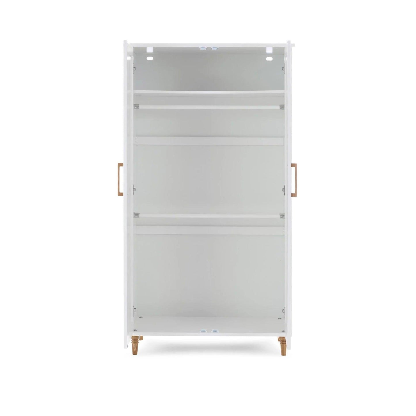 Obaby Orla Double Wardrobe - White with Oak-Dreamy Nursery