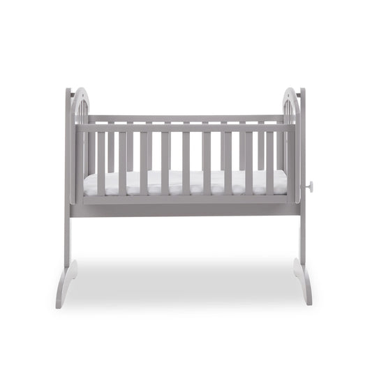 Obaby Sophie Swinging Crib - Warm Grey-Dreamy Nursery