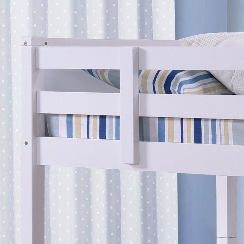 Amani Bedford Bunk Bed - White-Dreamy Nursery