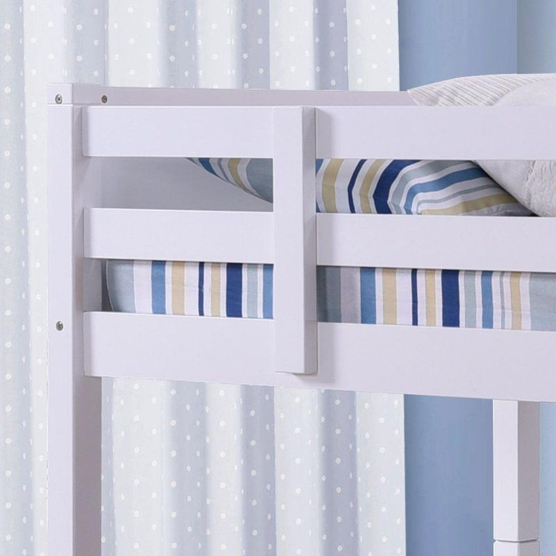 Amani Bedford Bunk Bed - White-Dreamy Nursery