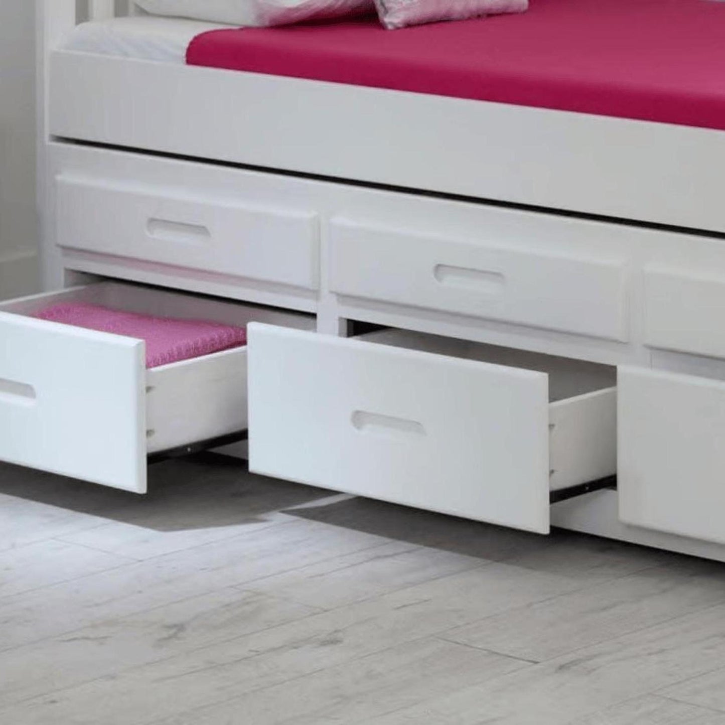 Amani Captains Underbed - White-Dreamy Nursery
