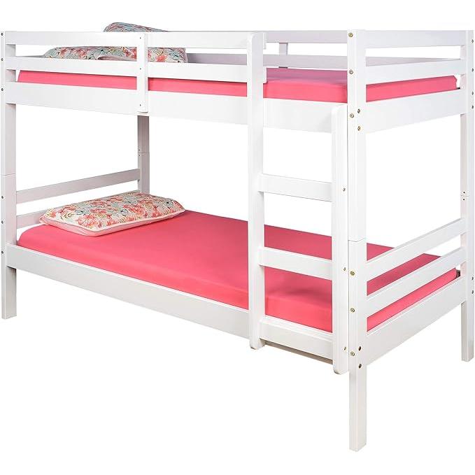Amani Durham Bunk Bed - White-Dreamy Nursery