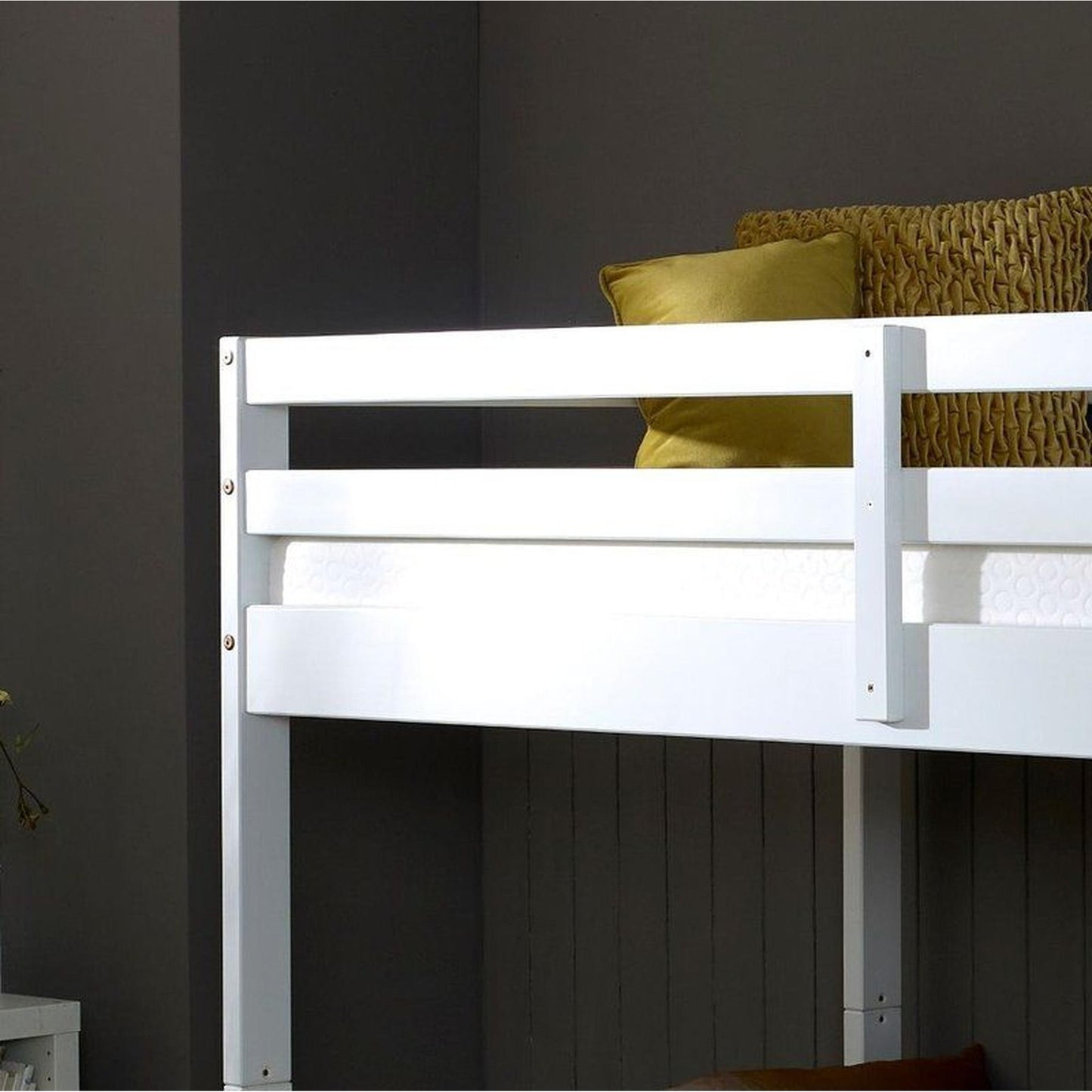 Amani Durham Bunk Bed - White-Dreamy Nursery