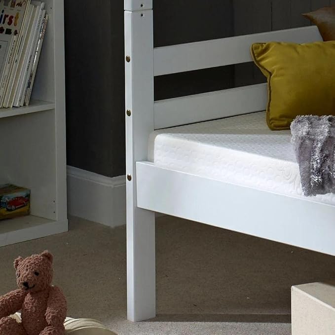 Amani Durham Bunk Bed - White-Dreamy Nursery