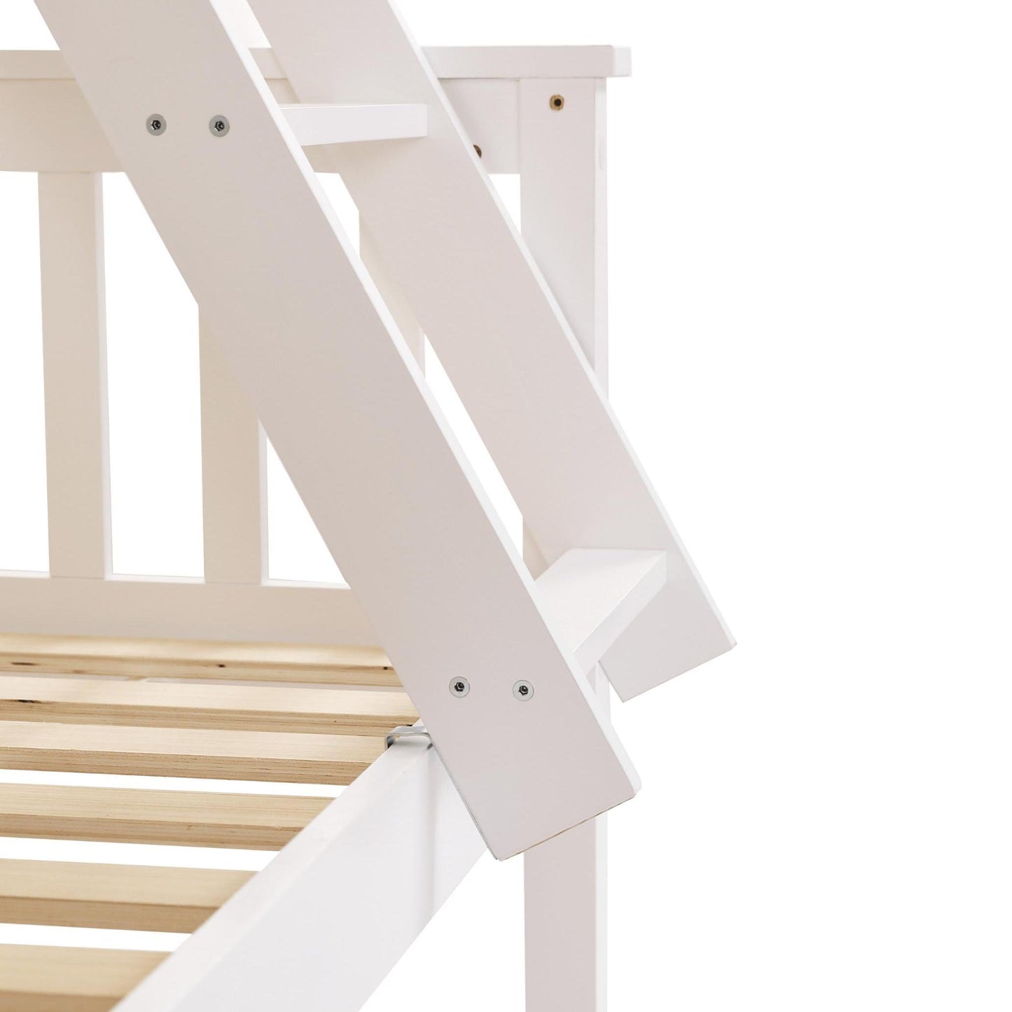 Amani Hannah Triple Bunk Bed - White (3ft over 4ft)-Dreamy Nursery