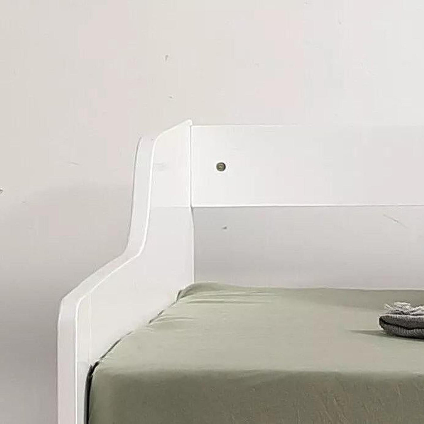 Amani London Day Storage Bed - White-Dreamy Nursery