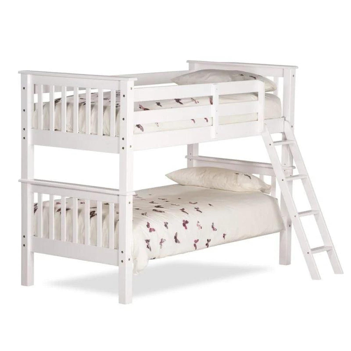 Amani Oxford Bunk Bed - White-Dreamy Nursery