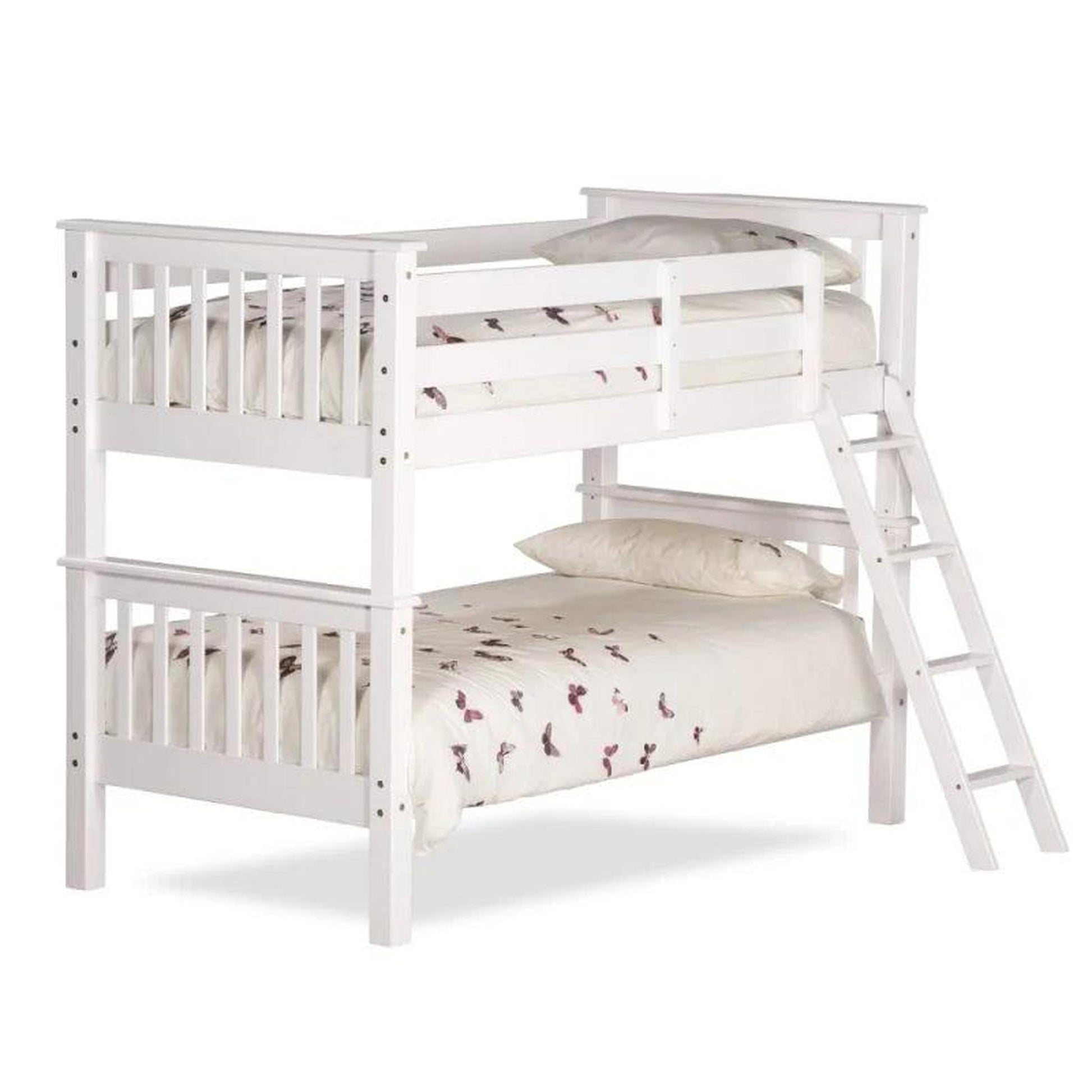 Amani Oxford Bunk Bed - White-Dreamy Nursery