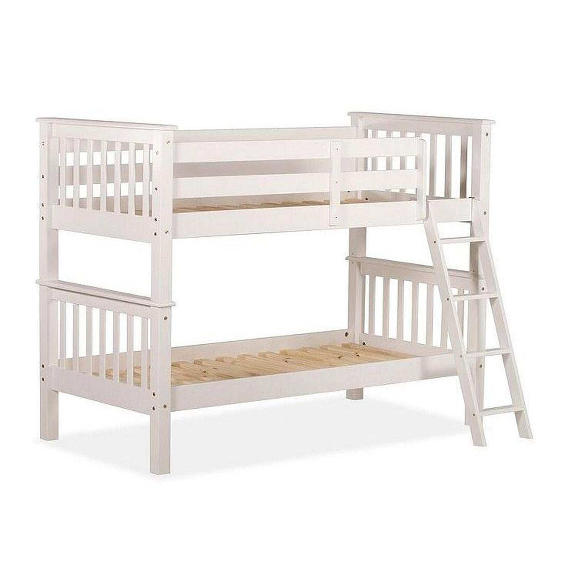 Amani Oxford Bunk Bed - White-Dreamy Nursery
