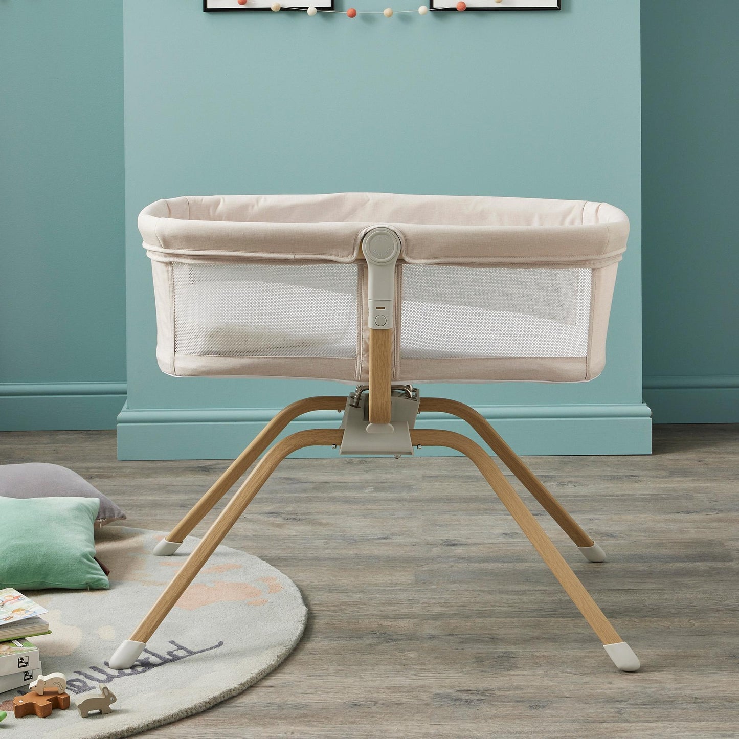 Babymore Air Motion Gliding Crib – Cream-Dreamy Nursery